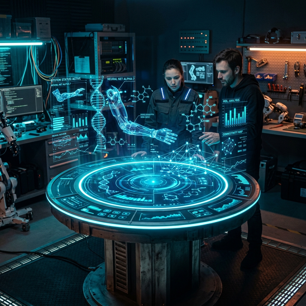 The Workshop — Holographic Table